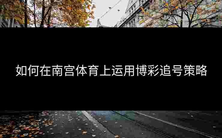 如何在南宫体育上运用博彩追号策略